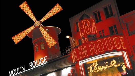 Dîner spectacle Moulin Rouge - Menu Mistinguett (en bus)